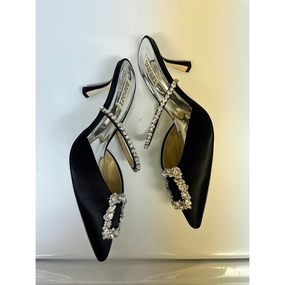 Badgley Mischka Flutter Pointed Slide - Picture 4 of 7